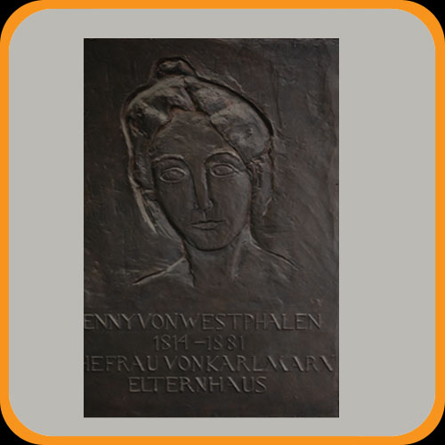 Jenny v.Westphalen Gedenktafel